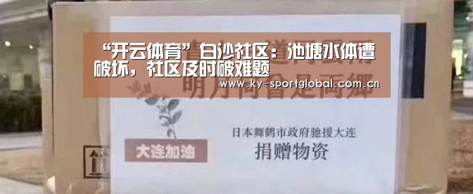 “开云体育”白沙社区：池塘水体遭破坏，社区及时破难题
